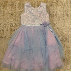 Jona Michelle Lavender and Lilac Dress